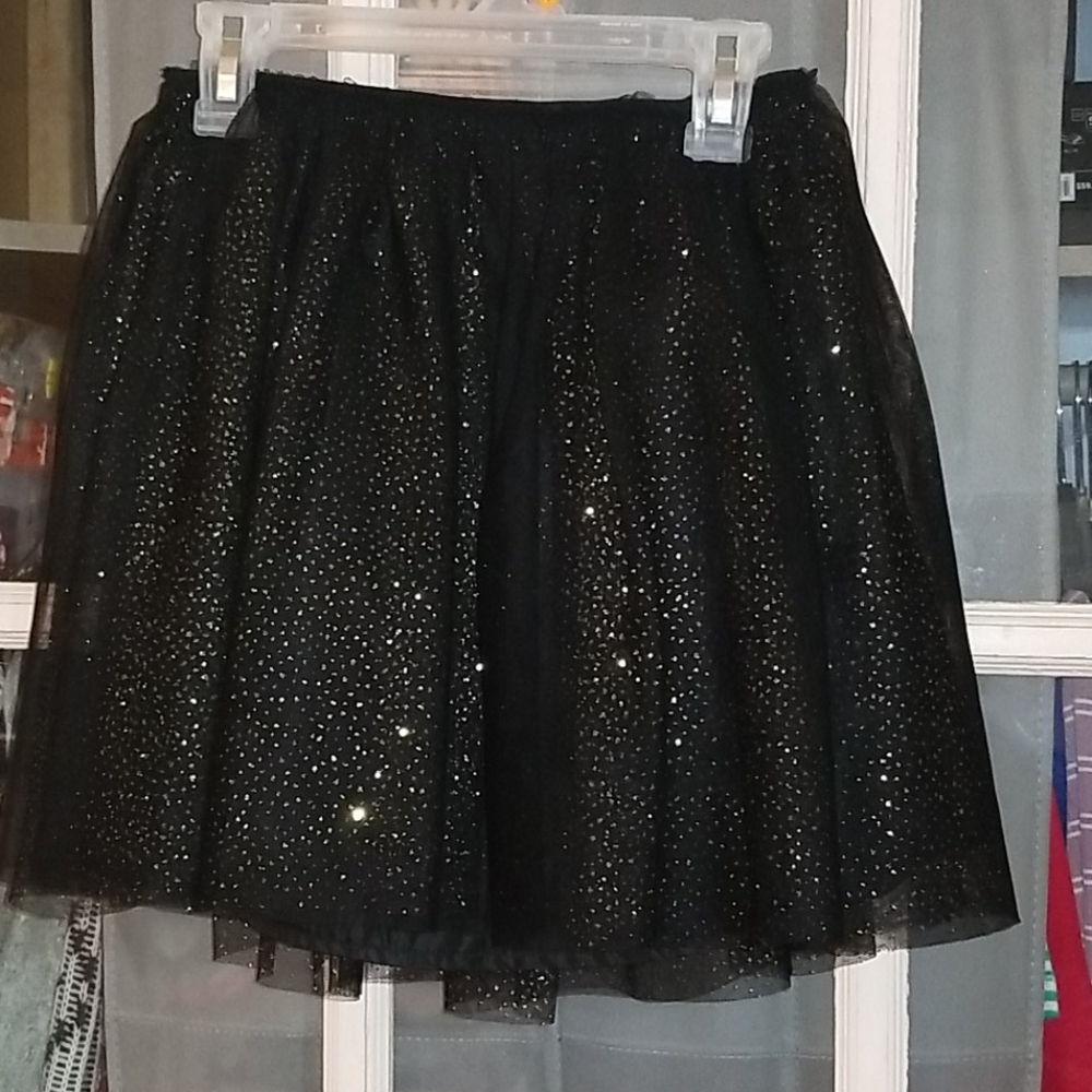 🎁Cat & Jack Black/Gold Tulle"tutu" skirt